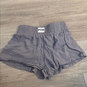 New Realm Women's Gray Athletic Shorts